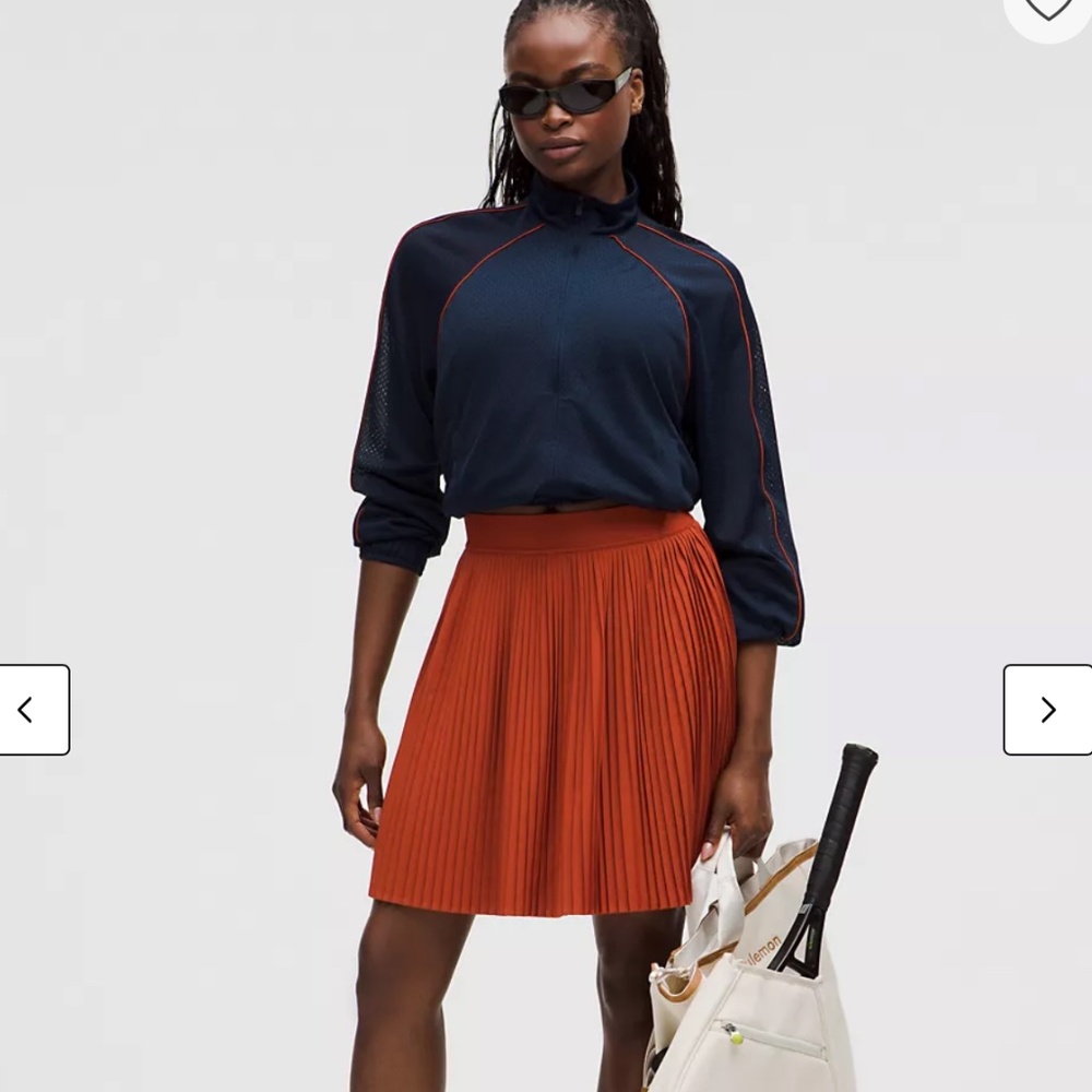 Lululemon Pleated High-Rise Tennis Skirt